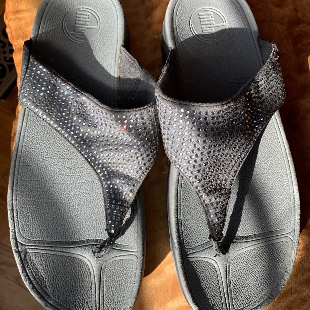 FitFlop Swarovski Crystal shoes - size 10